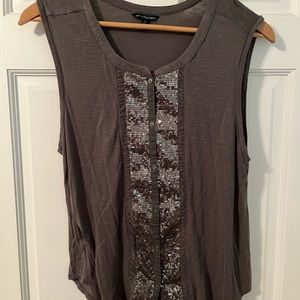 American Eagle Gray Casual Top